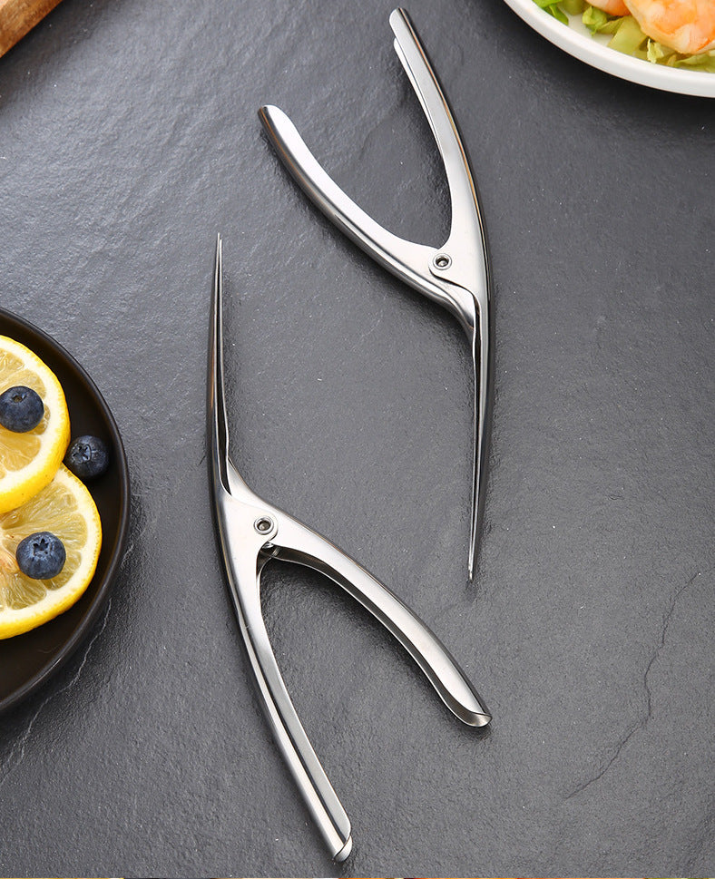 【2個】不銹鋼極速剝蝦器(2 個)容易清洗 結實耐用 耐高溫 實用剝蝦鉗 開蝦器 取蝦肉 削皮刀 刨 食海蝦皮皮蝦小龍蝦剝殼皮廚房小工具