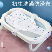 初新生嬰兒浴網寶寶洗澡神器防滑墊通用嬰兒浴盆架網兜可坐躺托懸浮墊