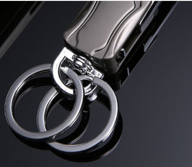 汽車用品指尖陀螺鑰匙扣 三合一開瓶器男士鑰匙扣