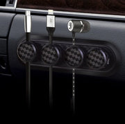 Magnetic Carbon Fiber Magnetic Charging Cable Organizer, Earphone Cable, Data Cable, Cable Management, Charging Cable Storage