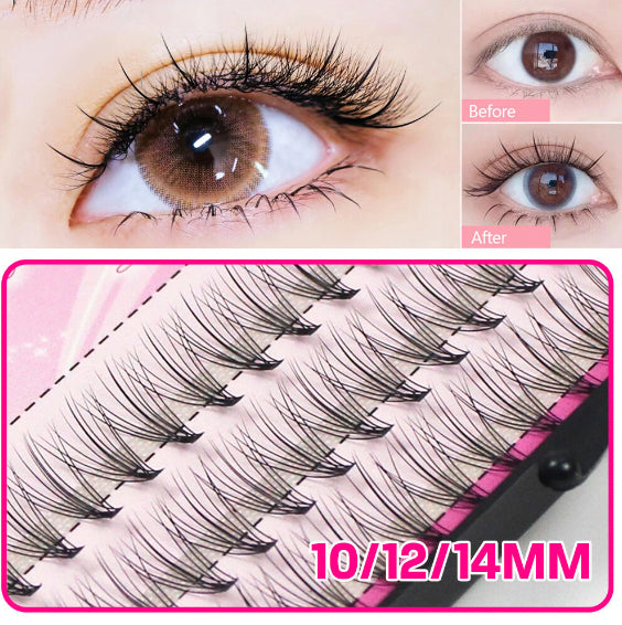 ccluster.com media nude 10 10mm single false eyelashes 10 single false eyelashes realistic false –  ManyMart