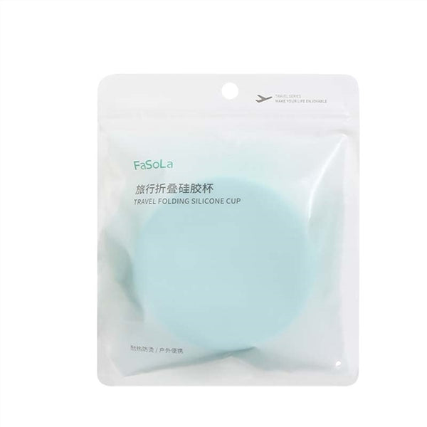 矽膠折疊杯 伸縮壓縮杯子 漱口杯 水杯 便攜矽膠杯水杯戶外旅行 折疊杯 旅行杯 水綠色 水杯