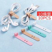 10 pcs. Cable Organizer Clips, Silicone, Flexible Multi-purpose Cable Storage Clips, Cable Ties, Data Cable Organizer Clips, Random Color
