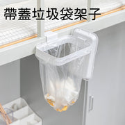 Bedroom trash can beside bed in student dorm, a must-have item for upper bunk, with lid, trash bag holder, phone holder, wall-mounted storage rack, storage box, toothbrush holder, charging organizer, hooks.