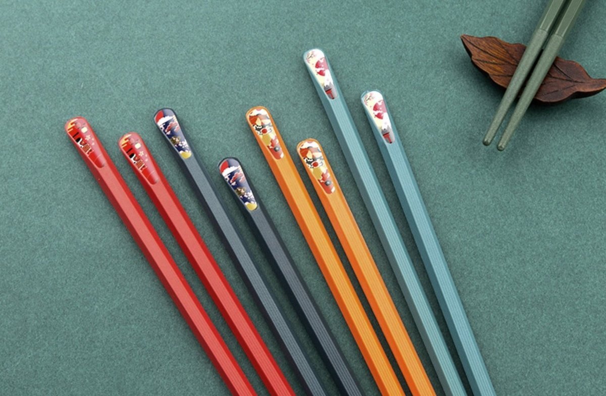 Japanese Chopsticks-Auspicious Totem (5 Pairs Mixed Pack)
