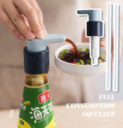 小號蠔油擠壓器 廚房調味瓶壓嘴泵頭 通用按壓嘴神器 蠔油泵 廚房料理工具 蠔油 茄汁 醬料 芝麻醬 辣椒醬 醬汁揼 無印風生活用品 傢俱