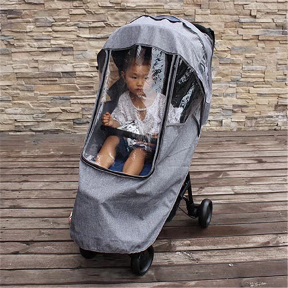 嬰兒推車雨罩 嬰兒推車防風防雨罩 防水透氣嬰兒手推車雨罩 嬰兒手推車防風雨罩 防風罩 防塵罩 推車雨衣 bb車防疫嬰兒推車雨罩冬天擋風罩兒童寶寶傘車防風雨保暖雨罩配件