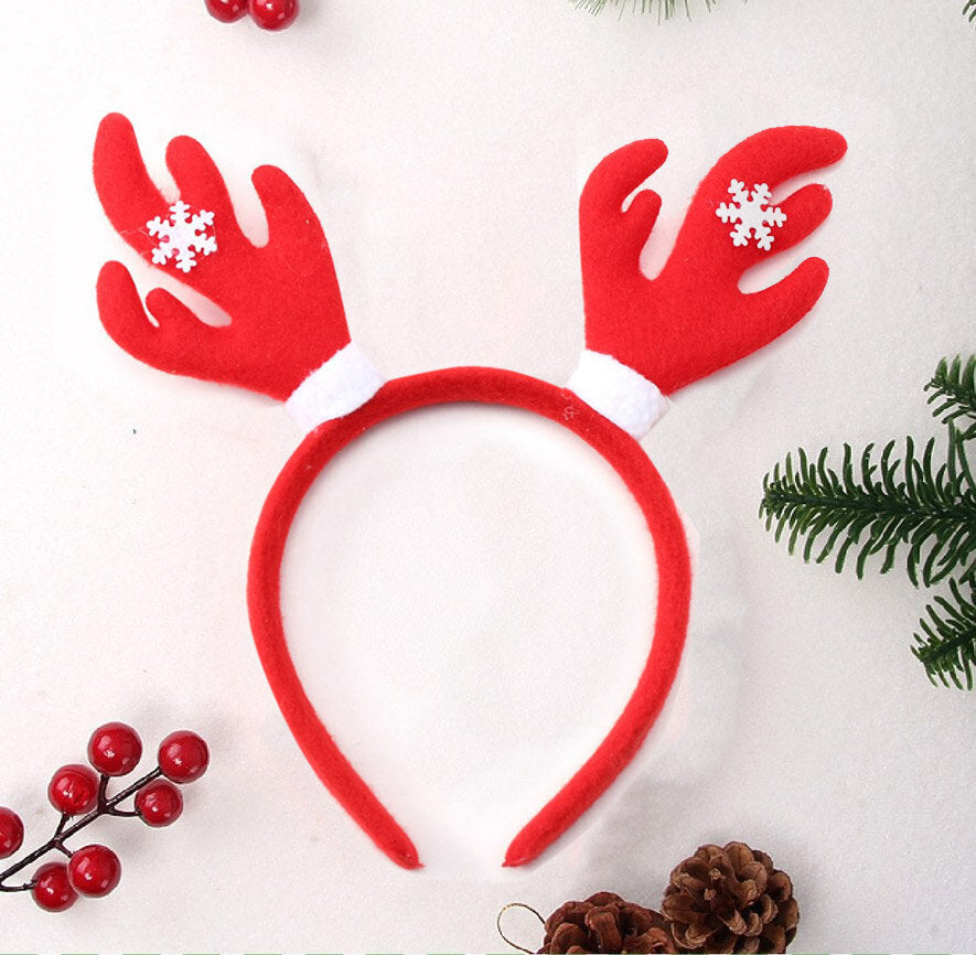 Christmas headband hairpin Christmas elk antler headband headband children's holiday party decorations hair accessories Christmas headdress