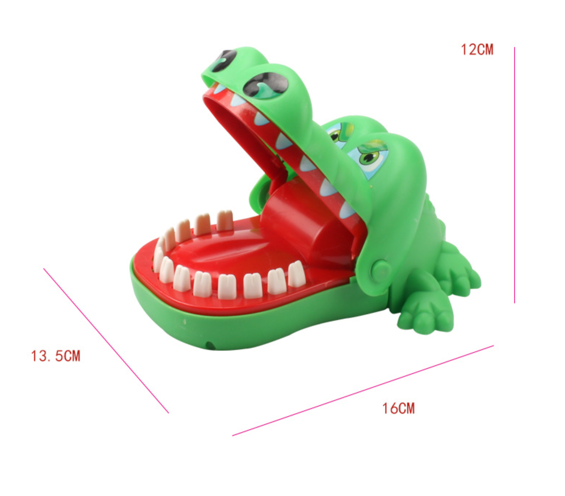 大號鱷魚咬手指玩具 鯊魚拔牙遊戲 咬手鱷魚親子兒童整蠱玩具 認知玩具