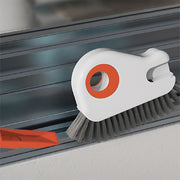 Two-in-one window cleaning tool, household cleaning tool, wipe window grooves, grooves, dead corners, brush gray