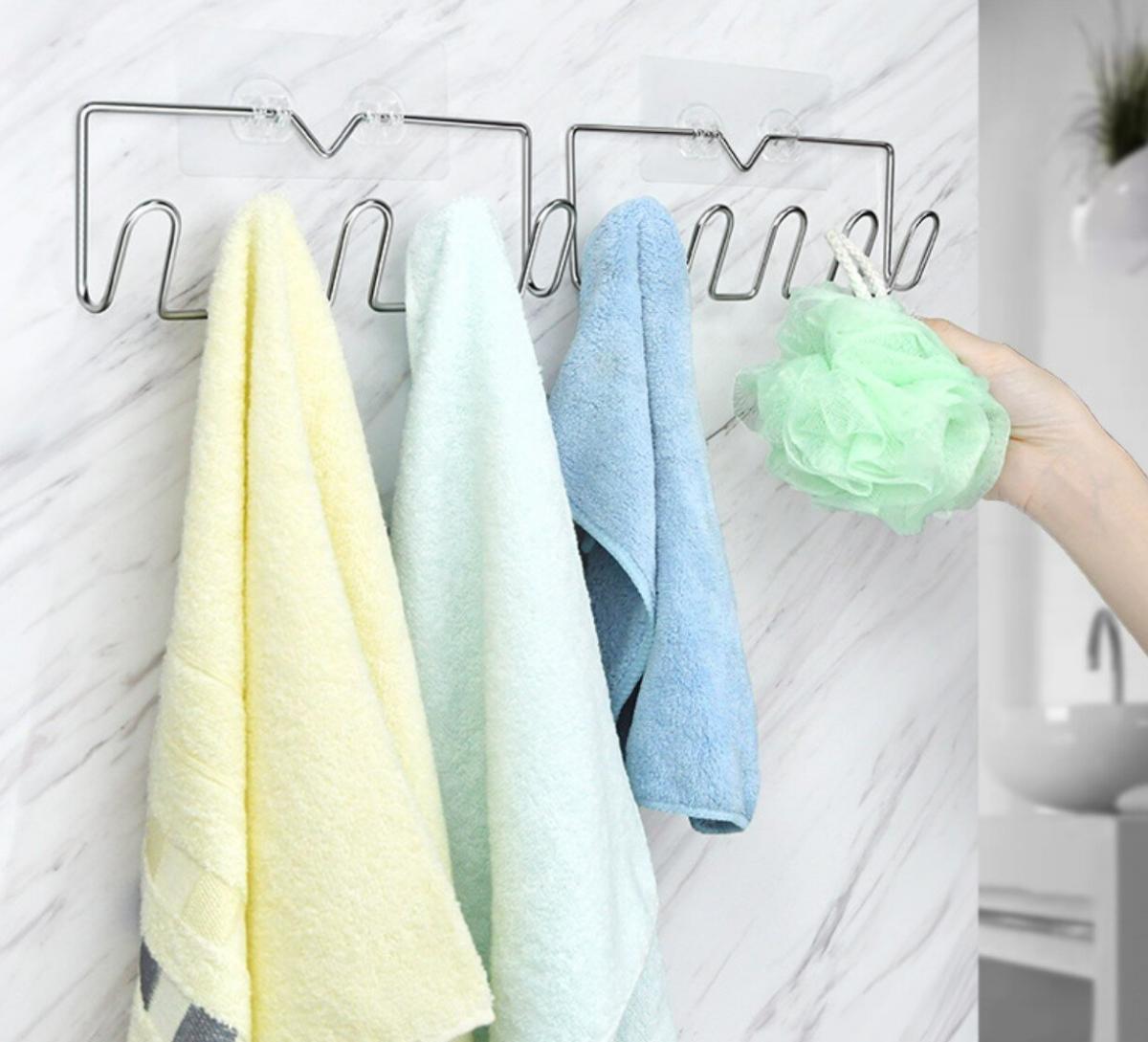 免痕掛勾免打孔掛衣勾不銹鋼掛鉤衛生間毛巾勾衣帽鉤廚房掛鉤壁掛門衣鉤掛鉤