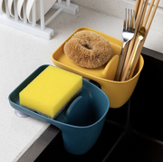 Creative suction cup kitchen sink drain storage basket storage rack bathroom hanging rack