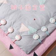 Quilt holder for home winter needle-free cartoon quilt buckle new quilt corner quilt cover anti-kick sheet holder