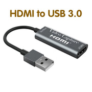 HDMI採集卡高清遊戲直播HDMI轉USB3.0連線採集器4K視頻採集卡