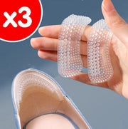 Heel grips - 3 pairs, transparent, thick, heel inserts, anti-blister heel pads, heel grips, heel cushions, heel pads, high heels, shoes, women's shoes, insoles, shoe materials