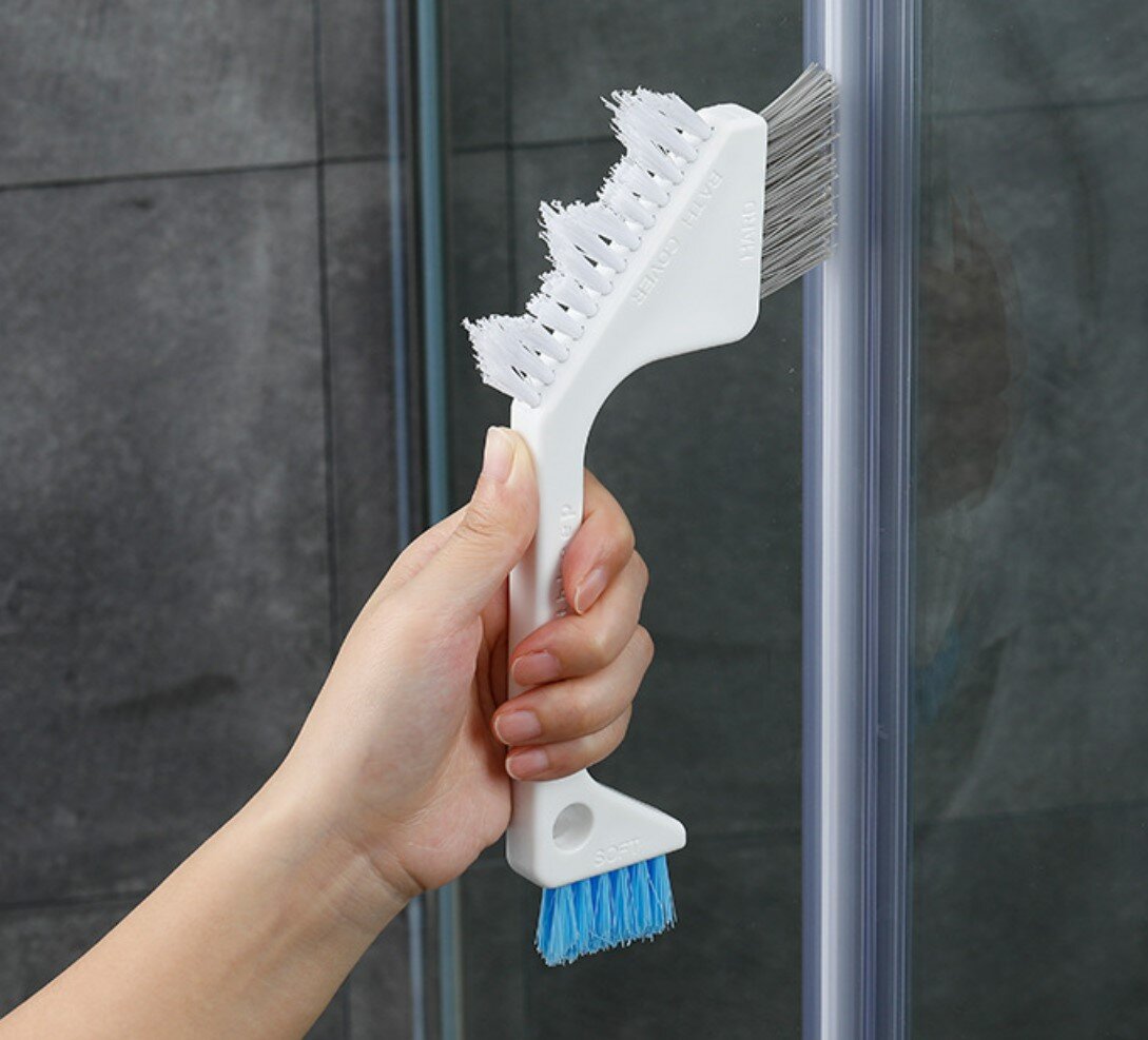 日本多用途瓷磚刷地磚刷縫隙刷清潔刷子衛生間廚房浴室清潔刷家用 刷