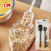 Japan KM.6333. Retro long-handled measuring spoon kitchen limited salt spoon baby milk powder spoon size 2 pack