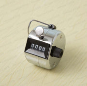 Four-digit manual metal people counter