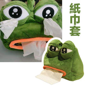 Pepe-like frog tissue set car tissue box paper box funny gift Christmas gift