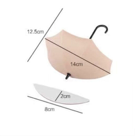 創意雨傘掛勾 免釘可愛小粘掛勾門後粘膠勾墻壁掛掛鉤3個裝掛鉤