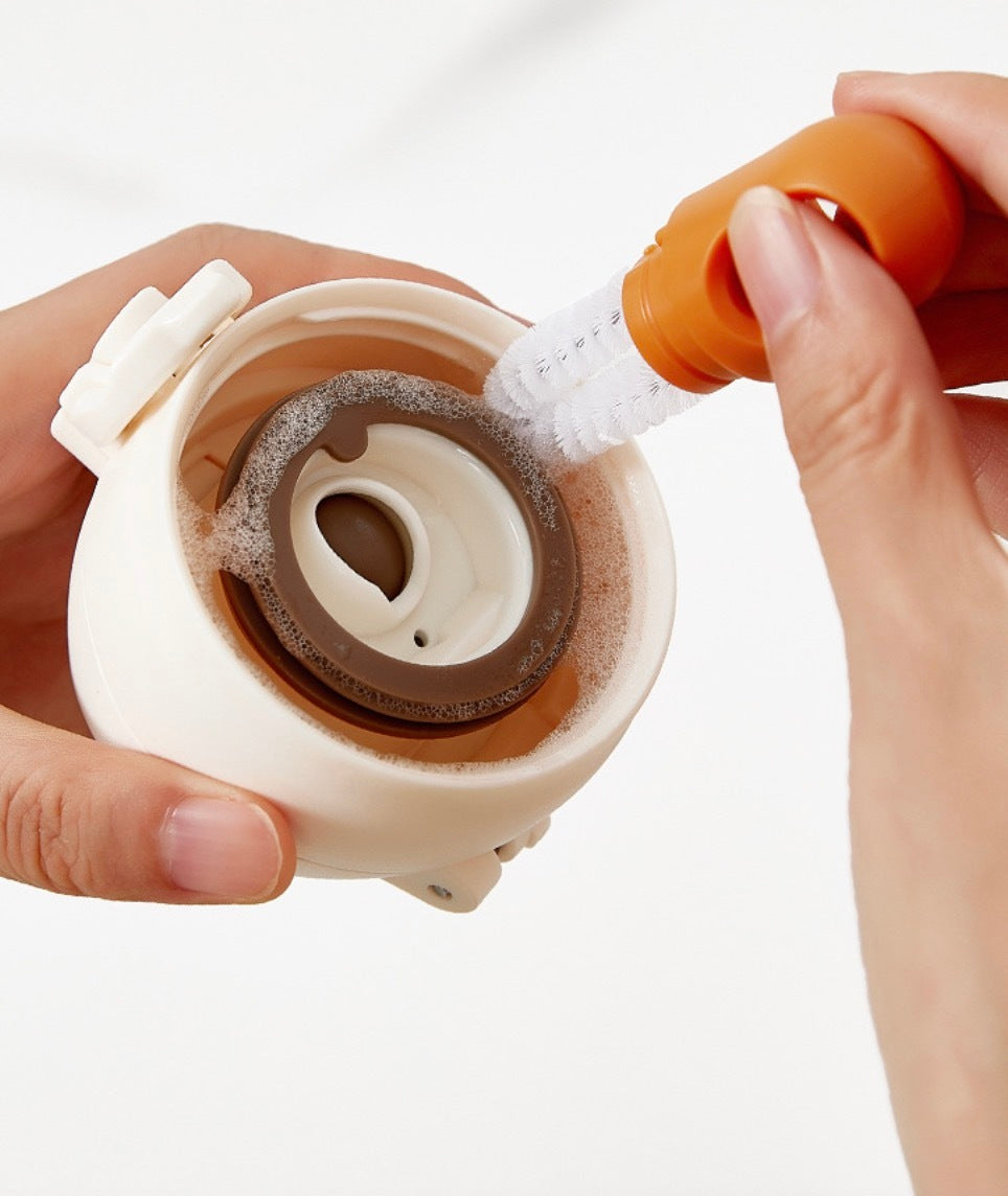 海綿杯刷三合一洗杯子吸管神器刷奶嘴奶瓶刷長柄杯子刷