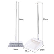 Upright foldable windproof 180 swivel broom set