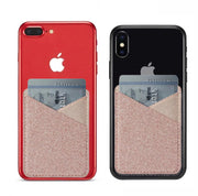 3M mobile phone back sticker card holder with self-adhesive credit card Octopus card holder residential card holder club card holder convenient iphone Samsung Xiaomi - rose gold
