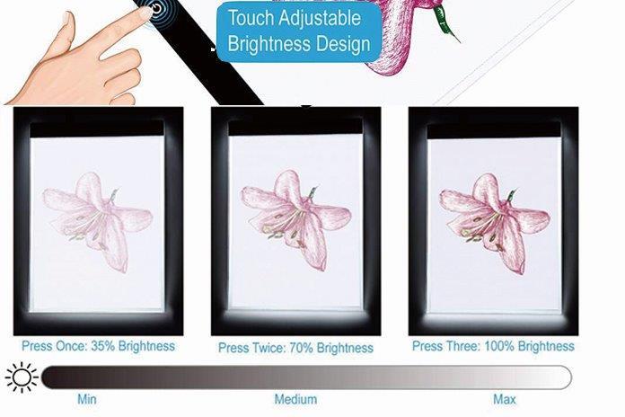 USB LED light box tracing board drawing board