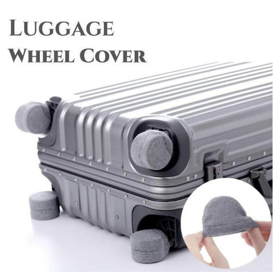 [Pack of 4] Luggage wheel protective cover Trolley suitcase wheel cover Office chair wheel cover Door handle gloves Luggage cover Chair foot socks Anti-slip chair foot protective cover Anti-slip wheel cover