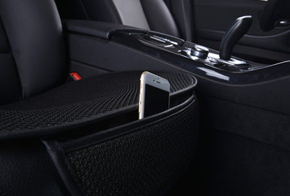 Three-dimensional ice silk anti-slip car seat cushion (two-piece) seat cushion