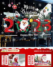 Christmas Electrostatic Window Clings [Xmas2023 Edition] Christmas Decorations Atmosphere Window Decals Wall Decals Door Decals Decorate Freely Unleash Your Creativity Home Decoration Company Decoration Mall Decoration Store Decoration Gatherings Parties