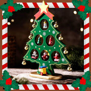 Wooden Christmas tree tabletop ornaments Christmas decorations scene layout DIY children's Christmas gifts gifts Christmas decorations Christmas decorations Christmas ornaments