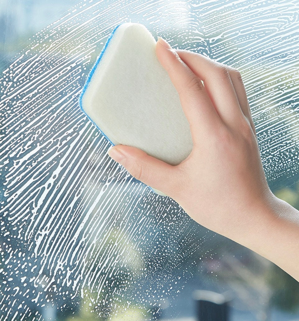 多功能梯形浴缸刷浴室清潔刷瓷磚刷玻璃刷地板刷長柄海綿窗戶刷 刷