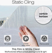 45x200cm sun protection and anti-UV electrostatic glass sticker (wavy pattern)
