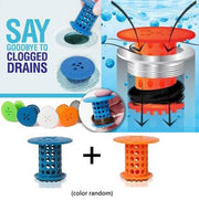 2件水管毛发收集器(颜色随机)