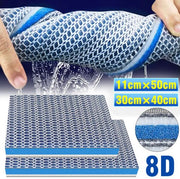 [11cm×50cm×2cm] Aquarium Filter Cotton 8D Glue-Free Cotton High-Density Water Purification and Bacteria Cultivation Honeycomb Water Cube Cotton
