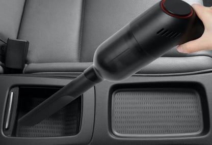 (黑色)迷你无线吸尘器便携式无线尘螨吸尘机无线吸尘器充电大功率车用吸尘器强力吸尘器USB 家用小型迷你吸尘器8000pa 超大吸力吸尘器手提无线吸尘器吸尘机车用吸尘机