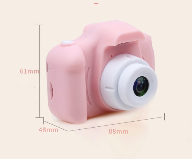 Children's digital camera (pink) - children's, teaching materials, toys, gifts camera video recording photography creative children's camera