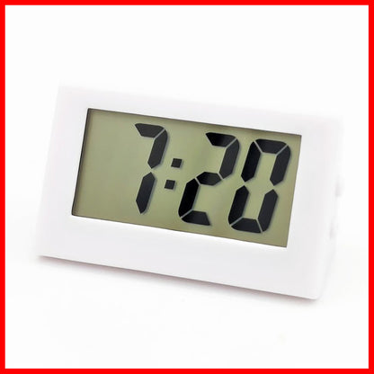 Mini Japanese electronic clock (white) 5.5cm desk clock table clock electronic clock