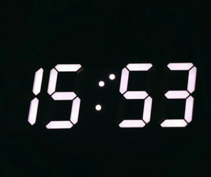 型格智能LED立體數字溫度顯示鐘 USB供電 電子鐘