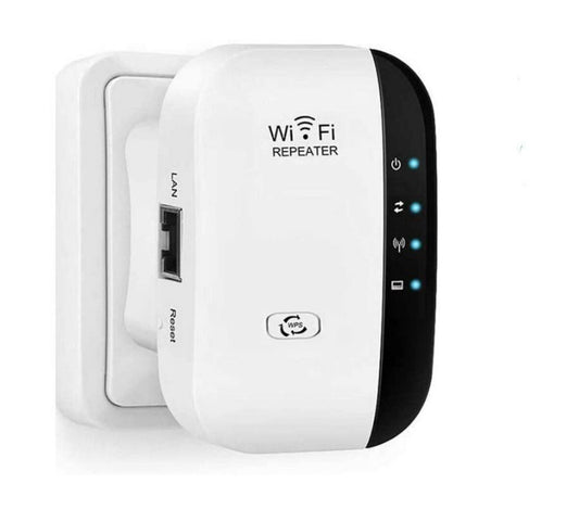 WiFi signal booster, plug-in socket type, WiFi range extender, up to 300Mbps WIFI signal amplifier 300M network WiFi signal booster through-wall signal router Wi-Fi signal connection booster Wi-Fi amplifier