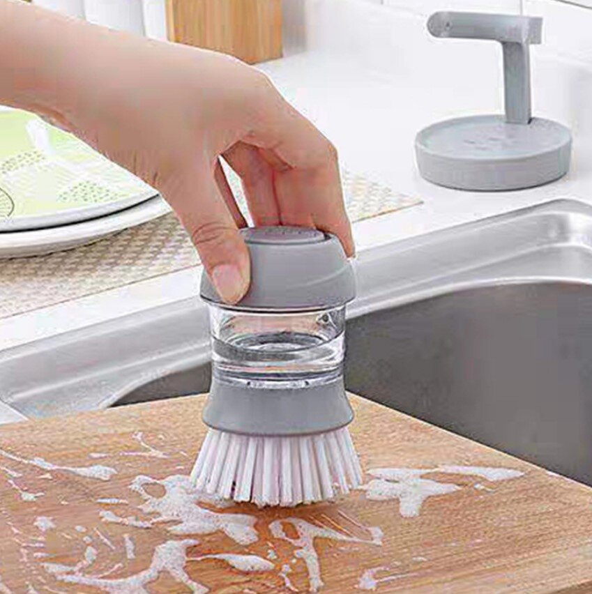 自動加液刷 餐具刷 廚房家用除油除垢清潔刷 刷