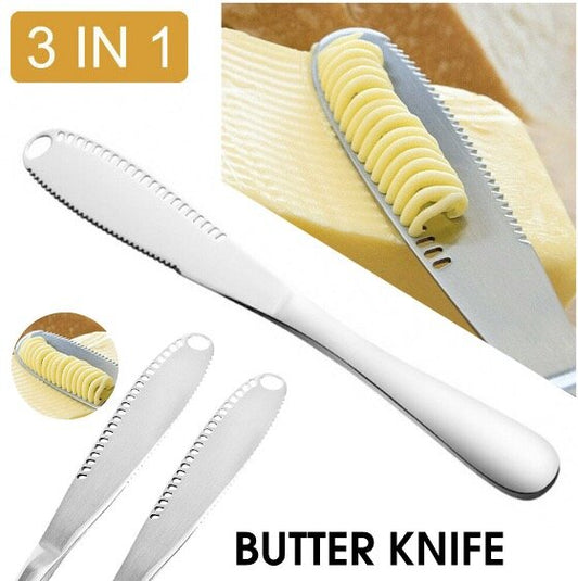 [1 Pack] Stainless Steel Butter Knife Butter Knife Butter Knife Western Bread Knife Knife