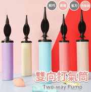 Two-way inflator balloon inflator hand push inflator inflator balloon inflator inflatable inflatable ball refillable aluminum foil balloon