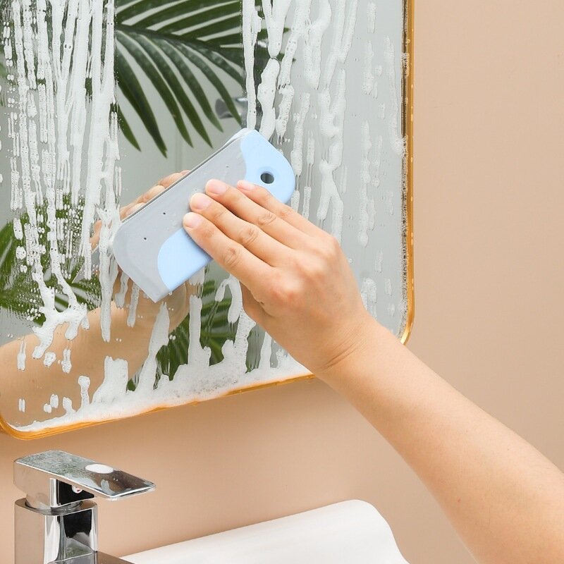 刮水板浴室镜面镜子擦卫生间洗手台面清洁迷你玻璃刮水器刷