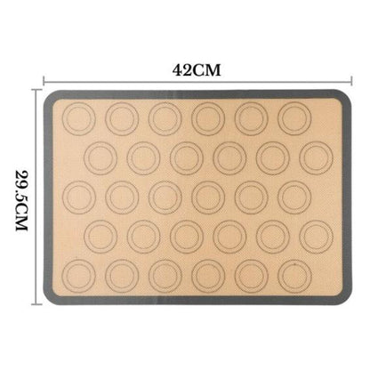 馬卡龍矽膠烤墊 耐高溫烤盤墊 曲奇不粘墊 烤箱烘焙墊 烘培墊 耐高溫不粘烤箱墊 烘焙墊