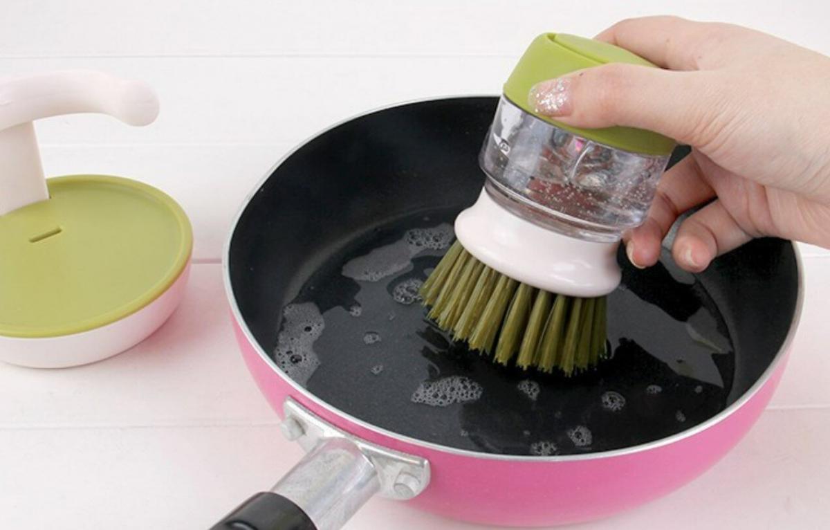 自動加液刷 餐具刷 廚房家用除油除垢清潔刷 刷