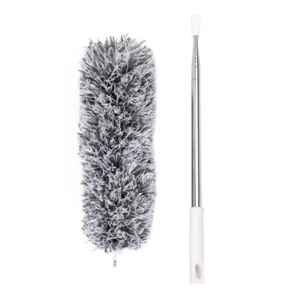 2.8 meters long retractable electrostatic dust sweeper with chicken feather sweep [Home cleaning helper | Suction dust without raising dust]