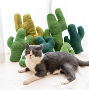 仙人掌猫薄荷揽枕(22×32 cm) 猫玩具宠物用品磨牙靠背枕背