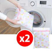 (2个大号50x60cm)日系洗衣袋细网加厚洗护袋